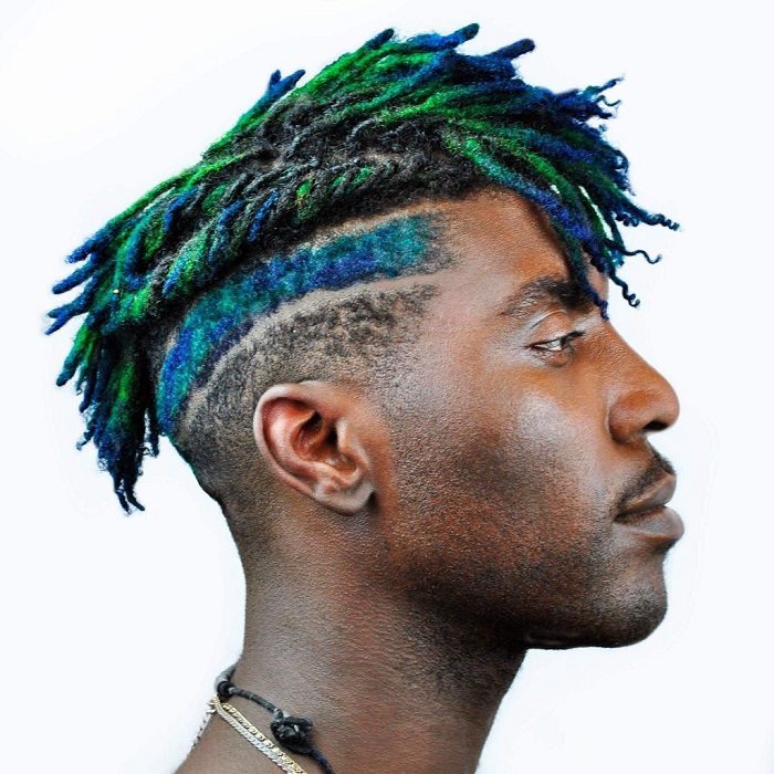 Dread Dyed Men : 50 Black Men Hairstyles for the Perfect Sty