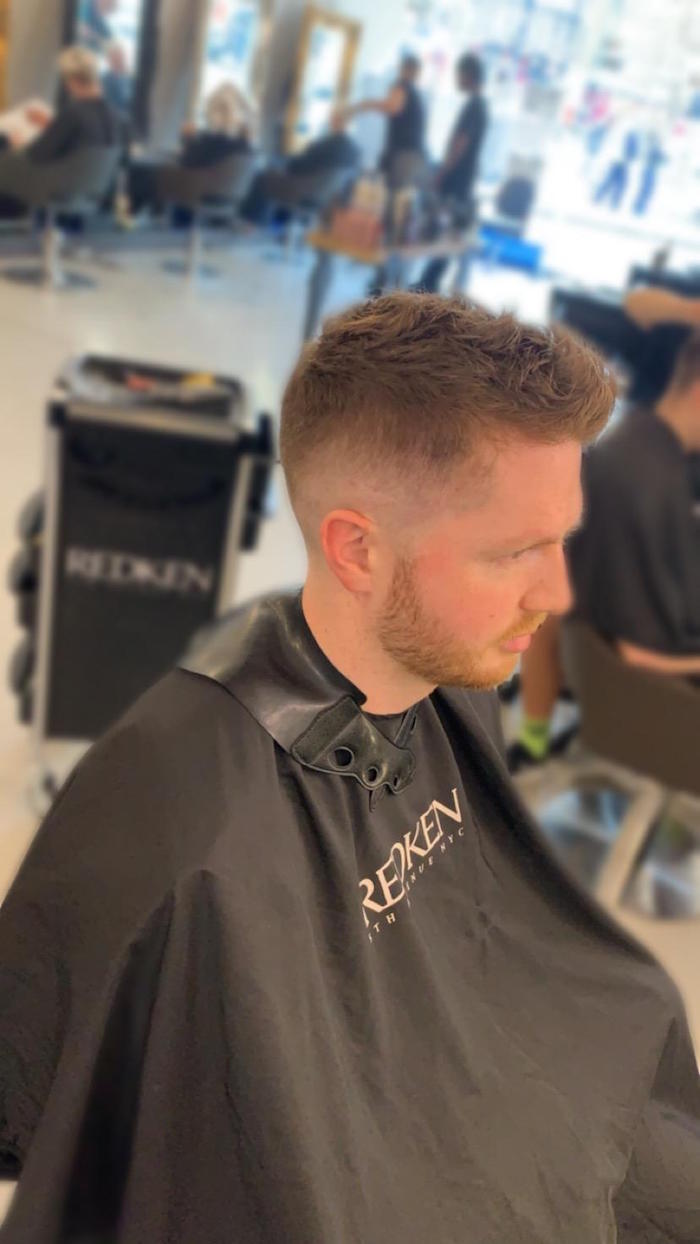 Faded haircut for gent in Clapham salon in London