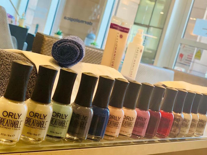 vegan manicure at the Vauxhall and Nine Elms salon in London