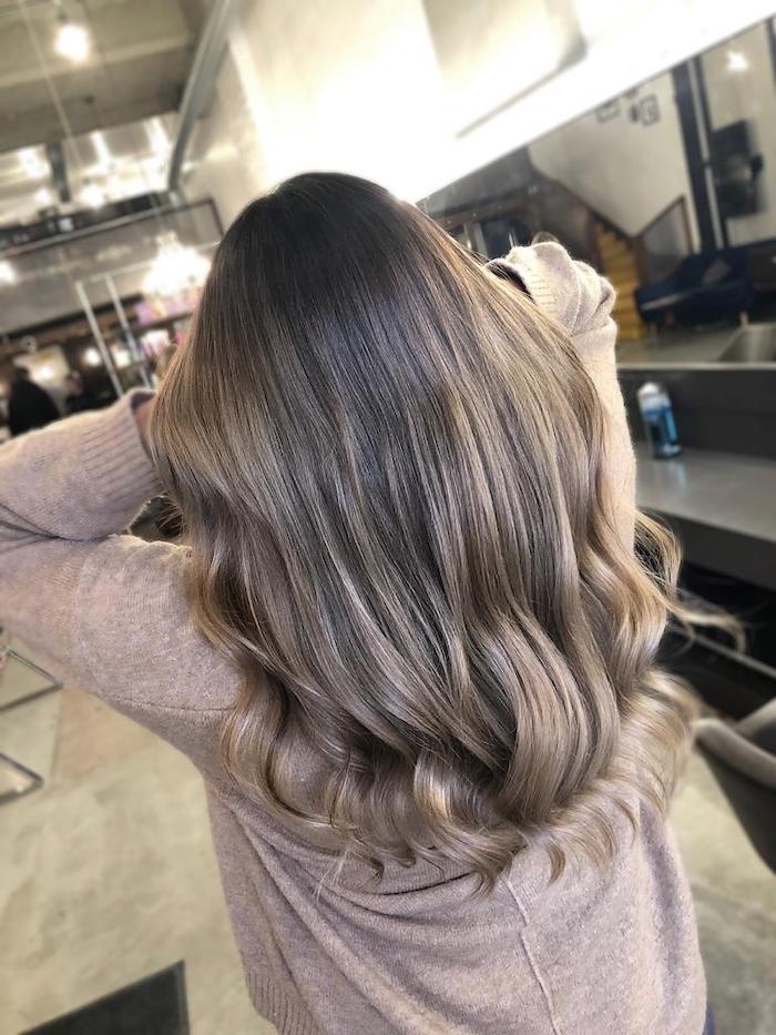 Ash balayage at the Brixton hair salon in London