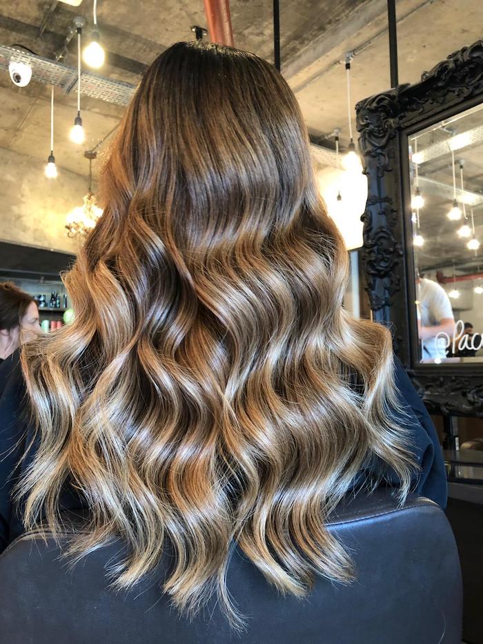 Brunette balayage at the Nine Elms salon in London