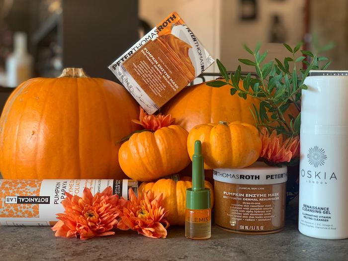 Pumpkin spice facial at our London salon in Nine Elms Vauxhall