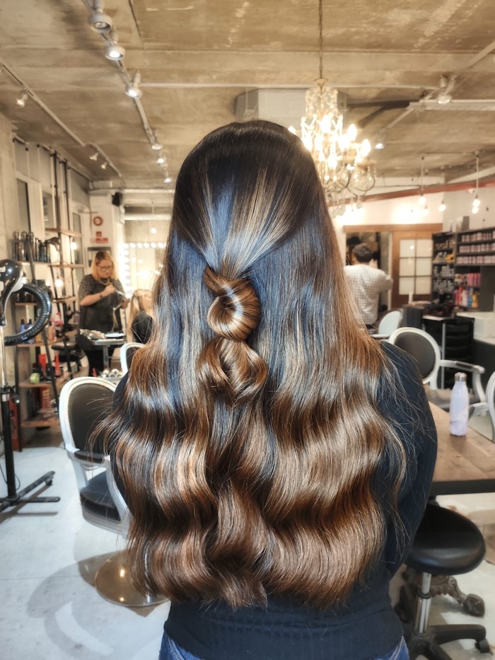 Healthy shiny hair at the Vauxhall and Nine Elms salon in London