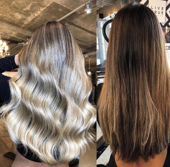 Colour correction at London hair salon