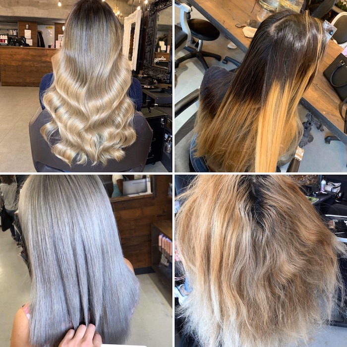 Colour correction in London hair salon