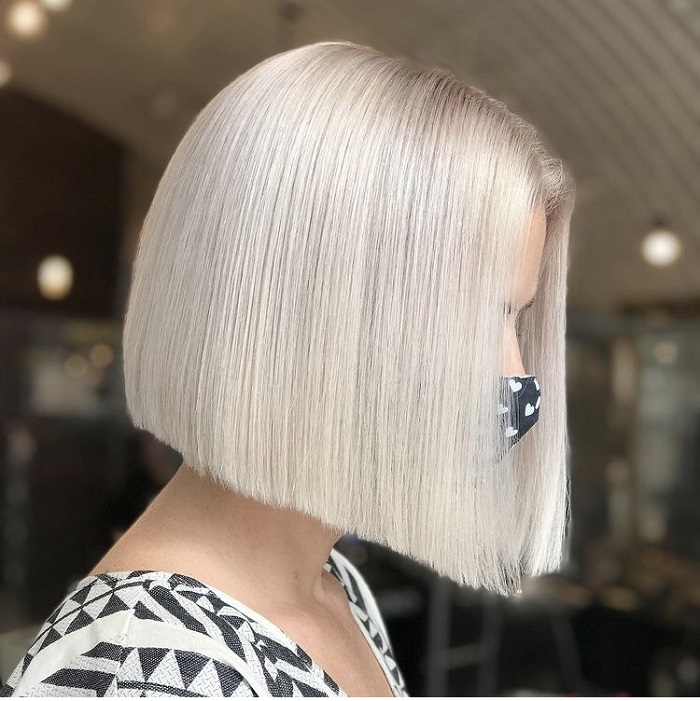 fine hair with a bob cut at live true london