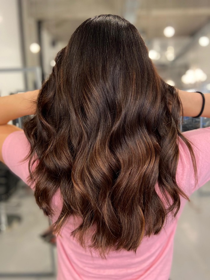 brown melting hair colour at live true london soho