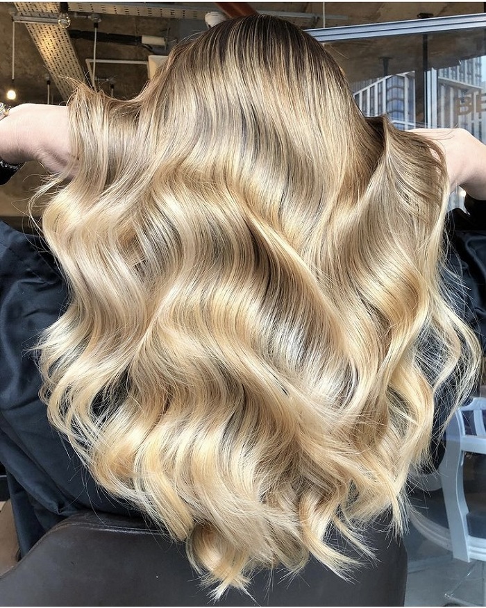 golden balayage at live true london soho