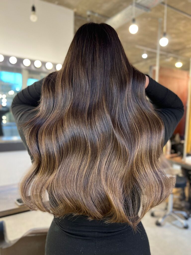 Balayage, Brown Balayage, Brunette Balayage, Live True London, Live True, Natural Balayage