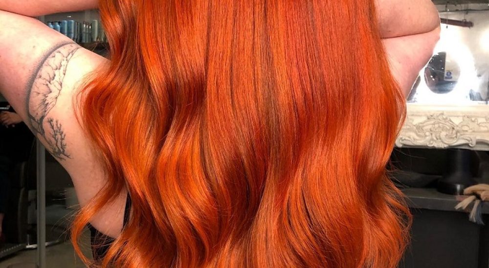 copper hair for a vibrant Christmas at Live true