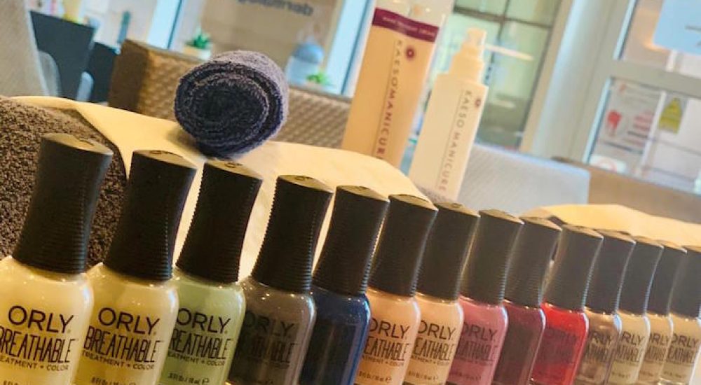 vegan manicure at the Vauxhall and Nine Elms salon in London